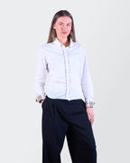 Burberry White Button - Down Shirt - S
