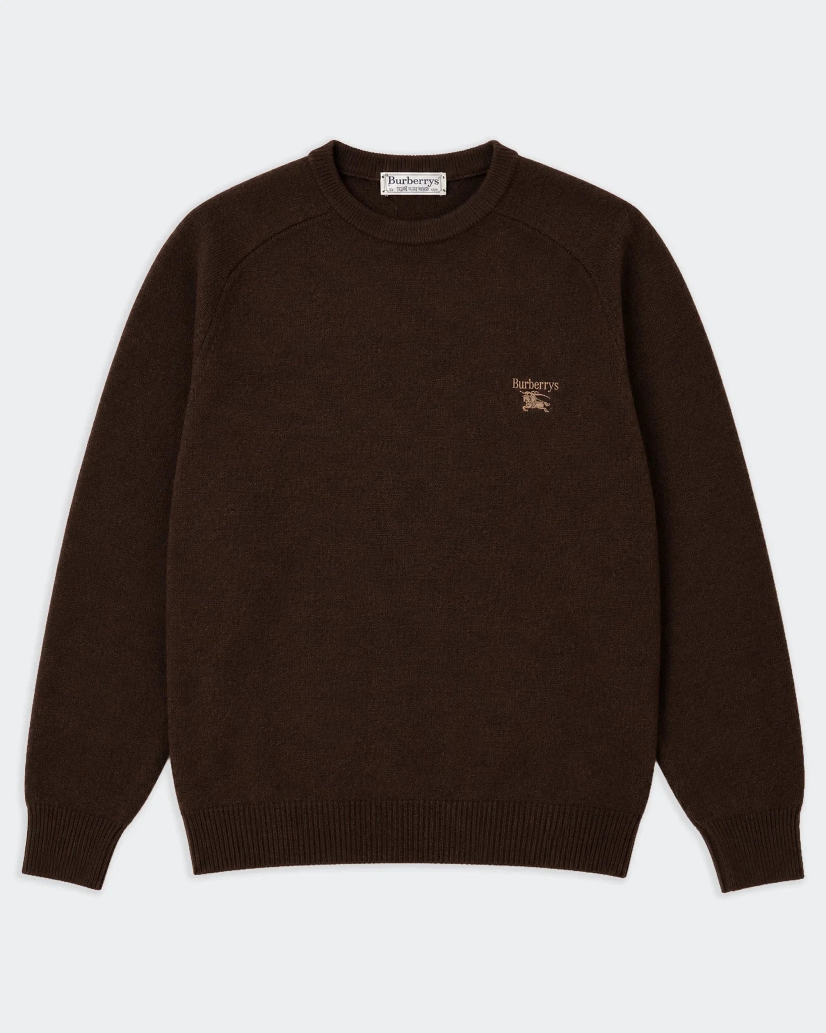 Burberrys Brown Crewneck Jumper - 