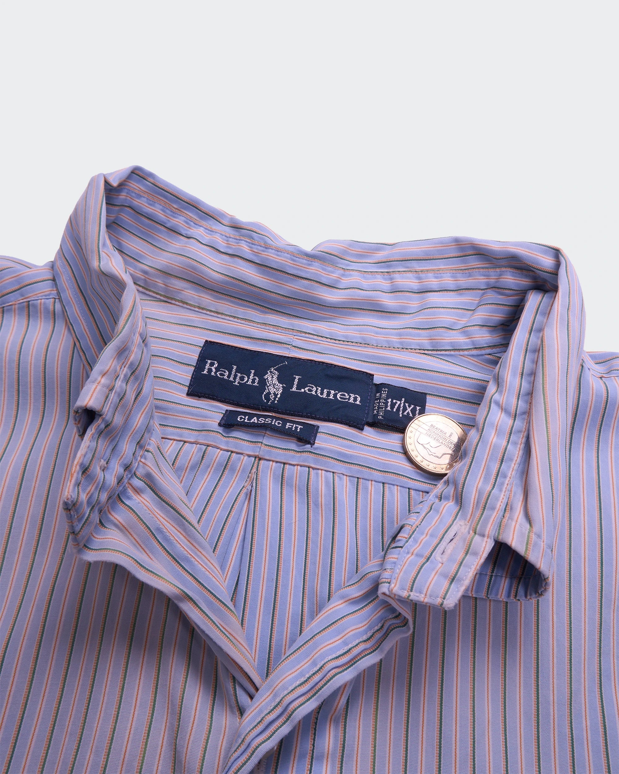 Ralph Lauren Blue Button-down Shirt - L