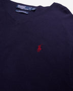Ralph Lauren Navy Sleeveless Jumper - XXl