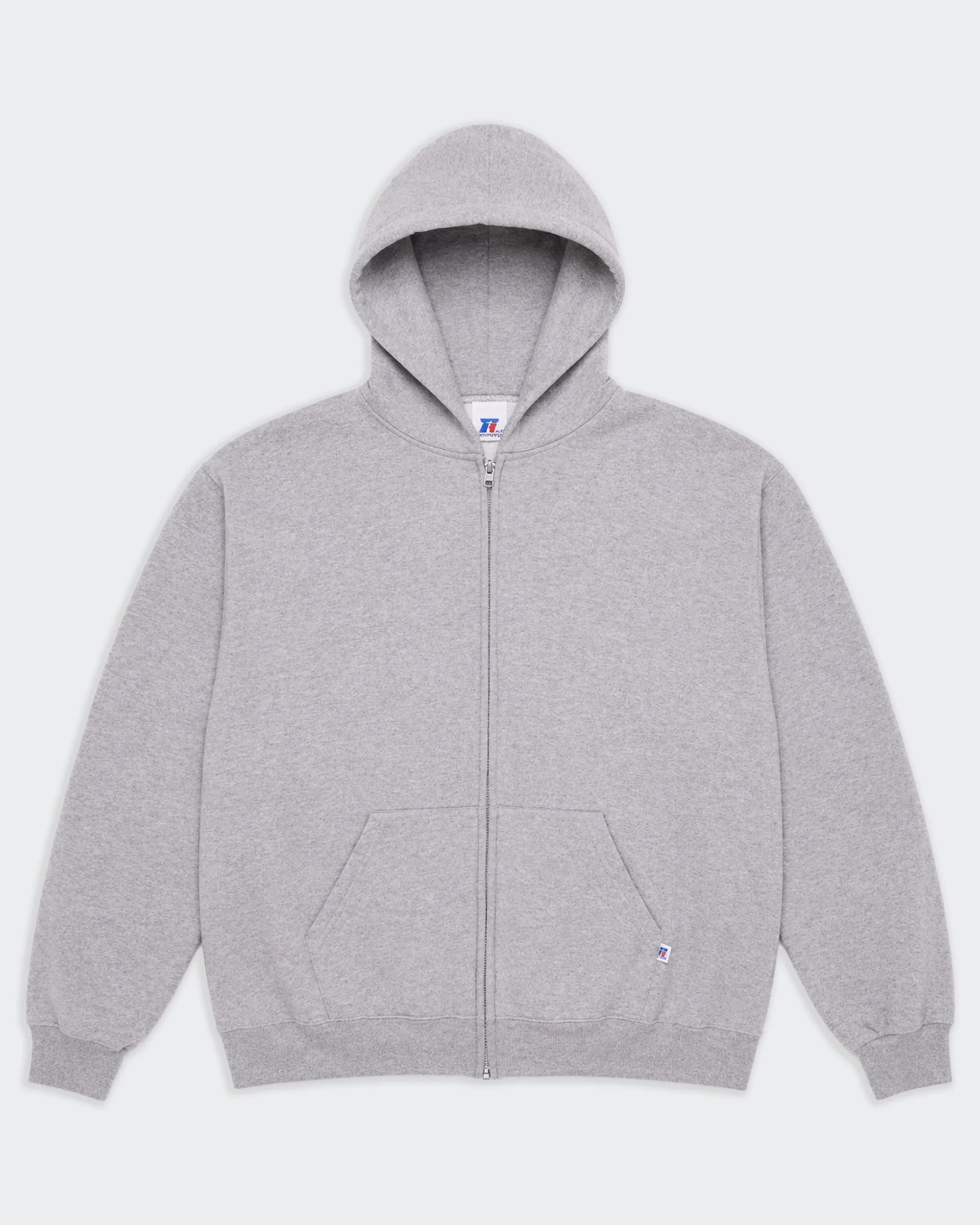 Russell Athletic Grey Full-zip Hoodie - XL
