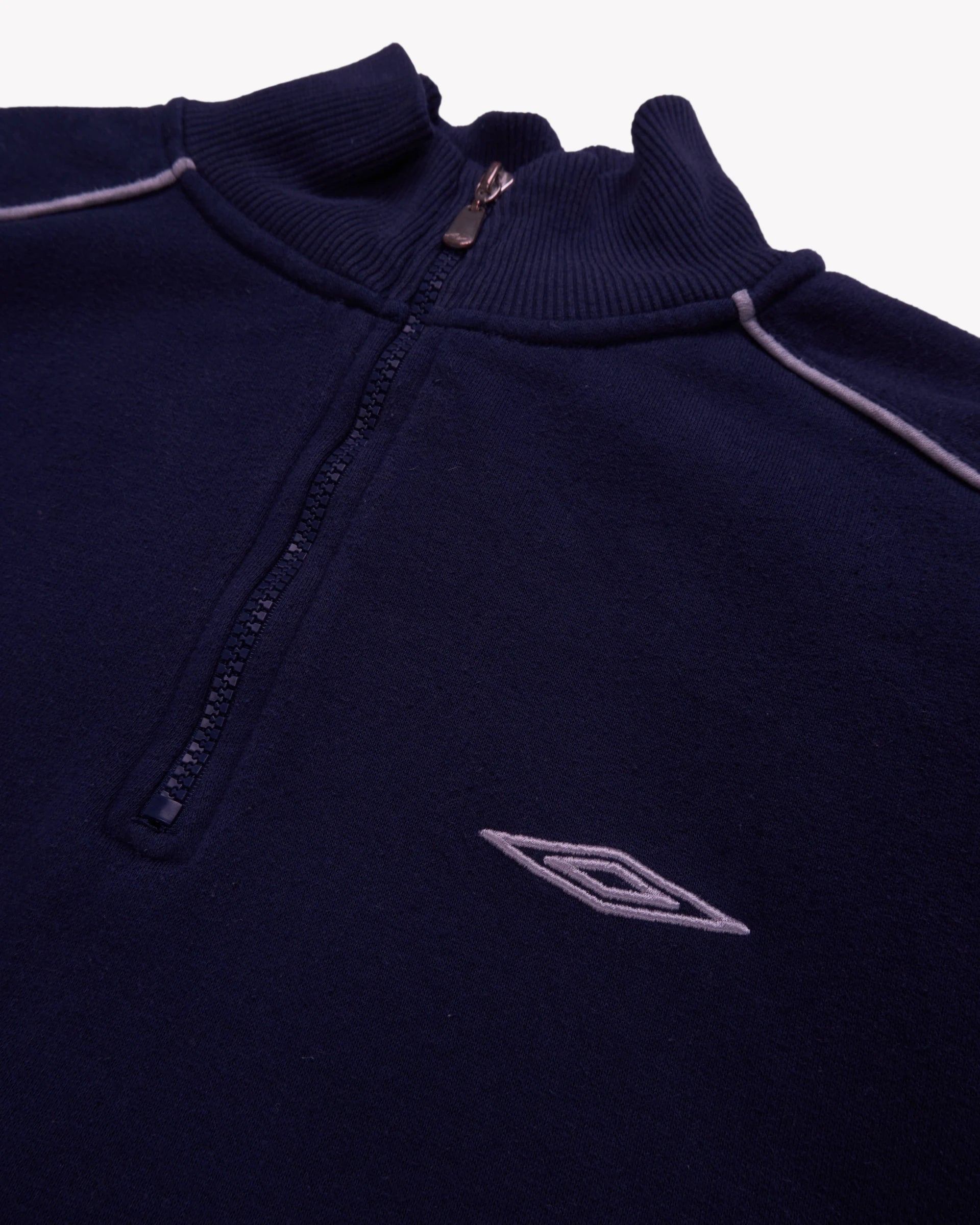 Umbro Navy Quarter-zip Sweater - M