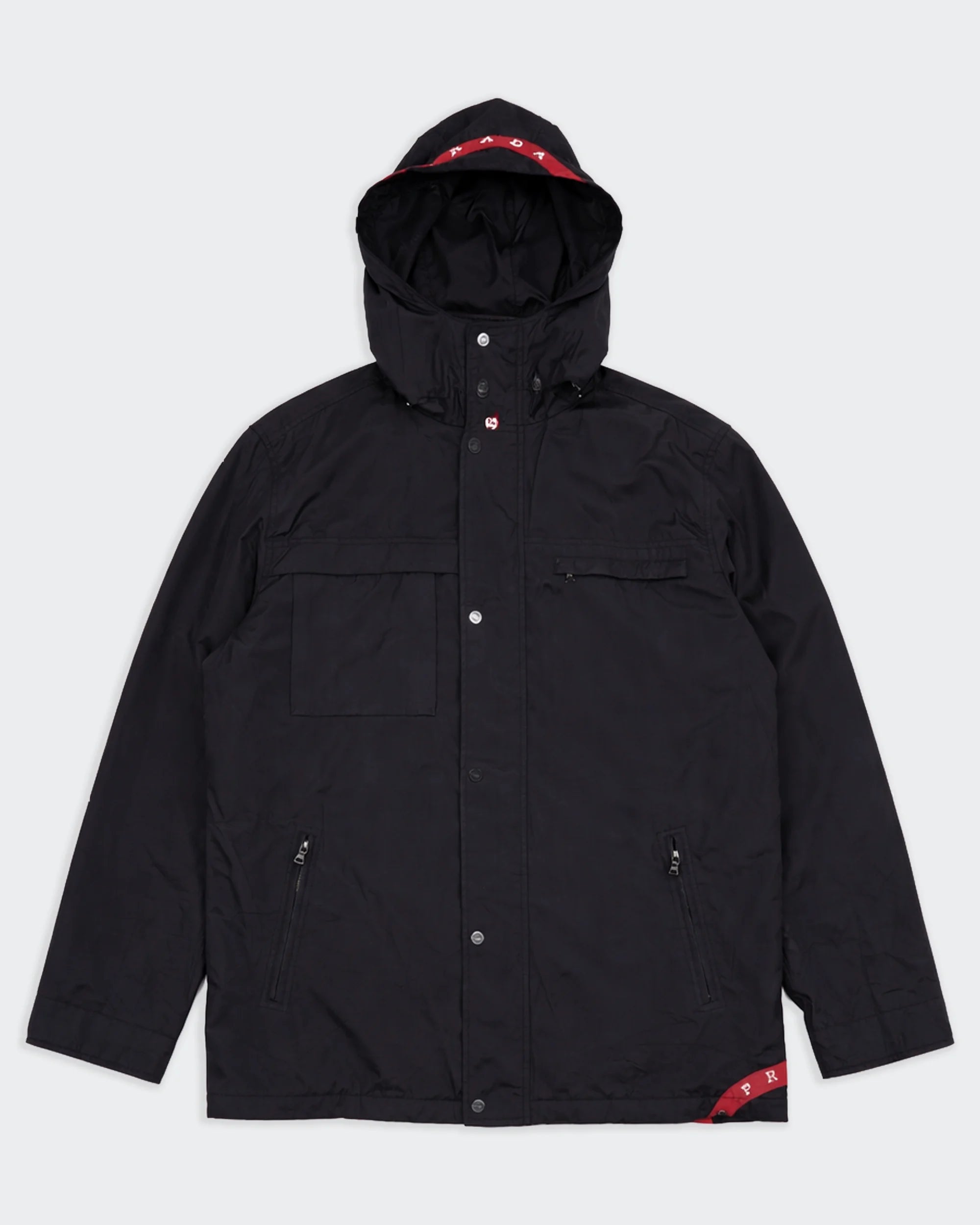 Prada Black Rain Jacket - M