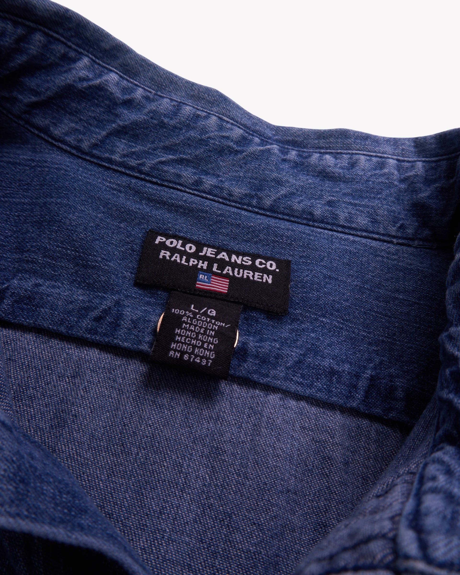 Ralph Lauren Blue Button-up Shirt - L