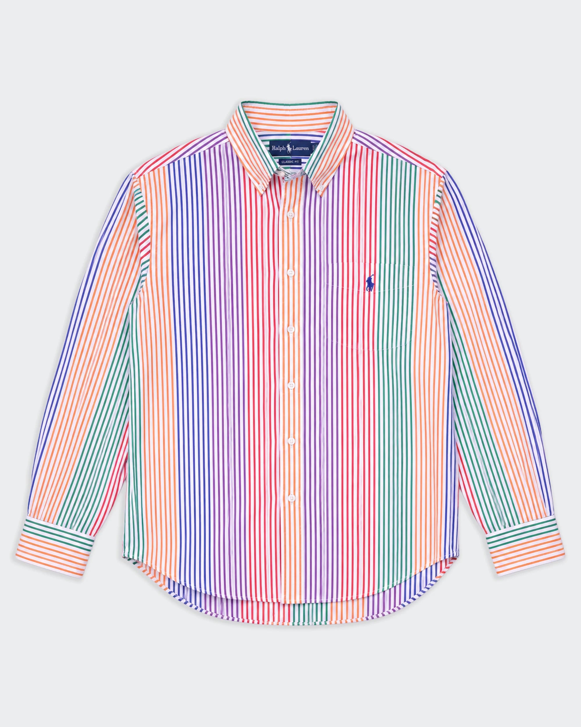 Ralph Lauren White Button-down Shirt - XL