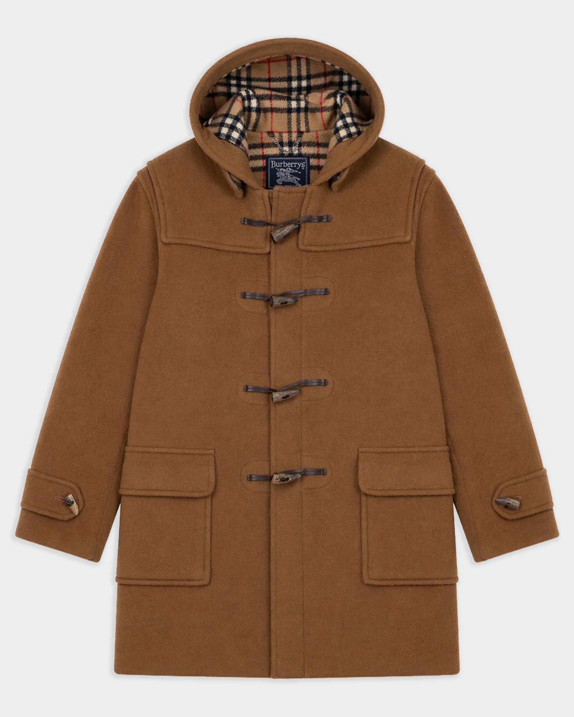 Burberry Brown Duffle Coat - XL