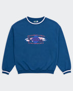 Puma Blue Crewneck Jumper - L
