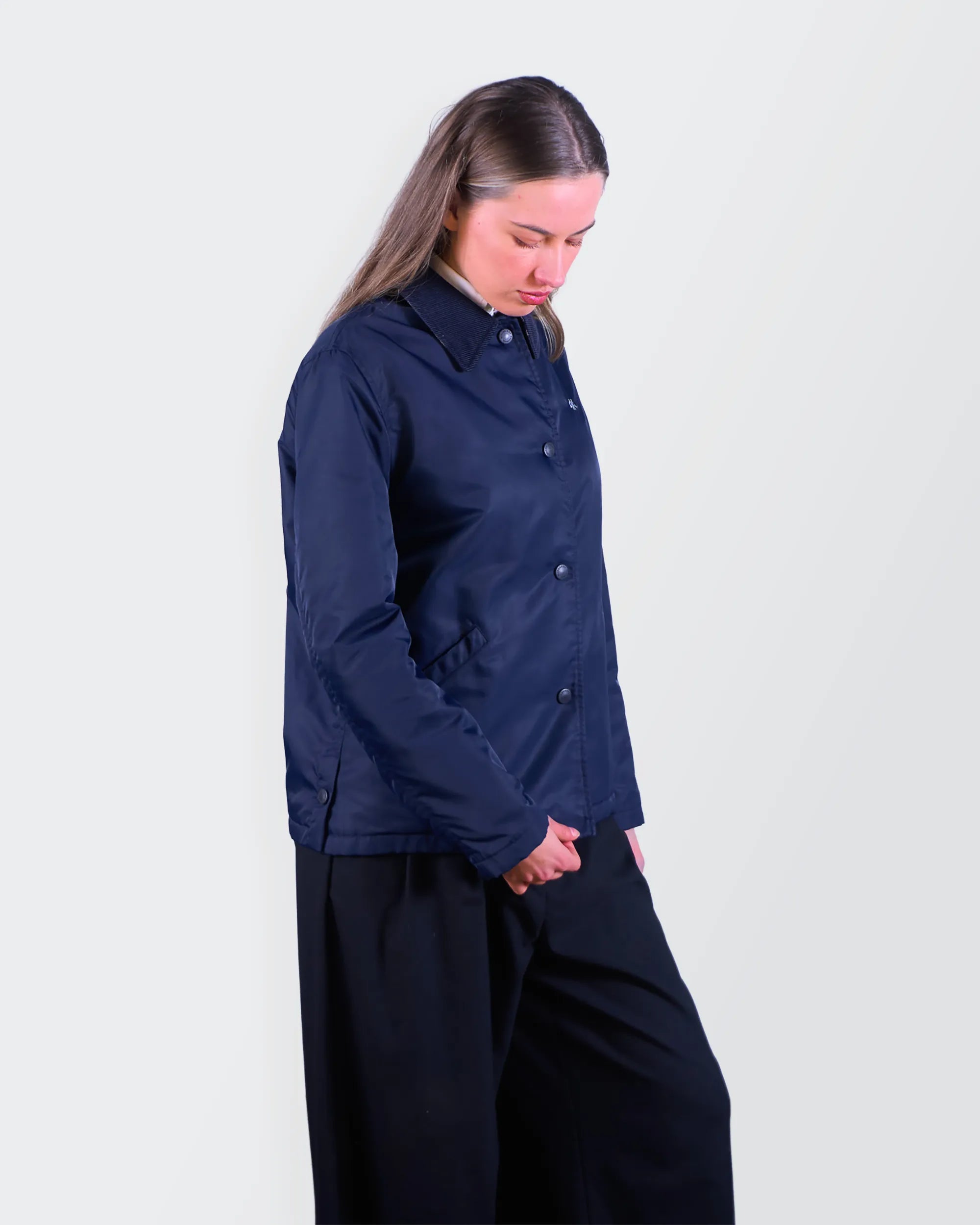 Burberry 2000's Navy Coach Jacket - S