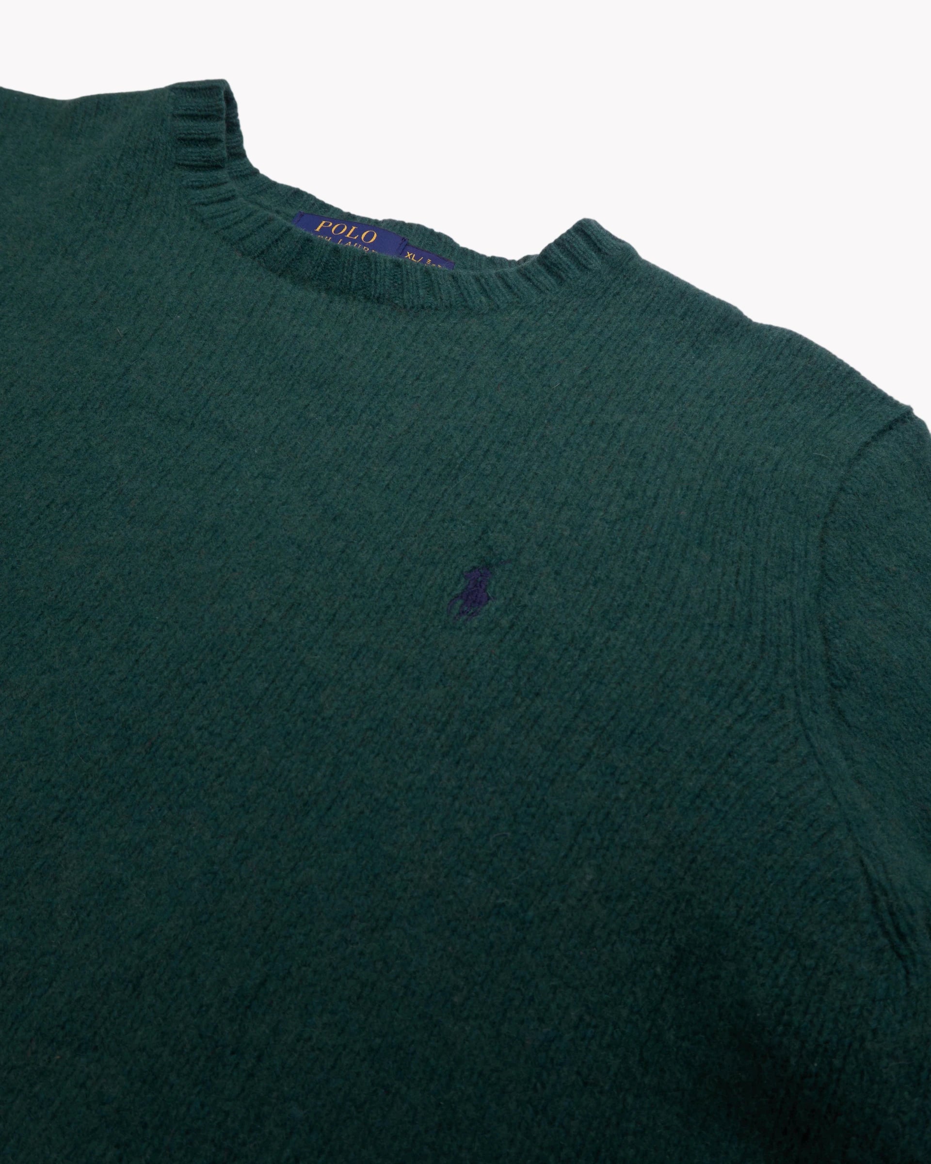 Ralph Lauren Green Crewneck Jumper - M
