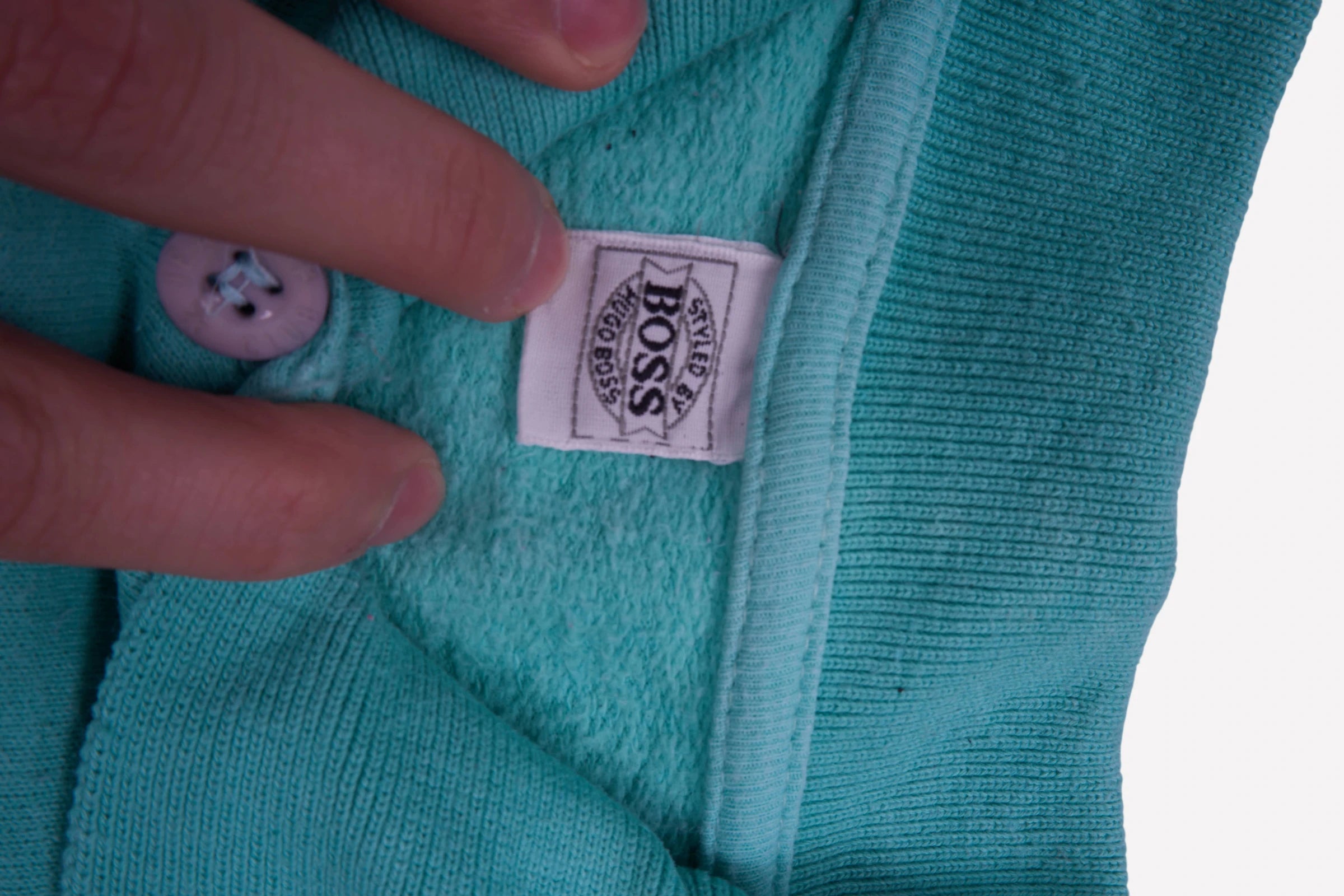 Boss Blue Long-sleeve Polo Shirt - M