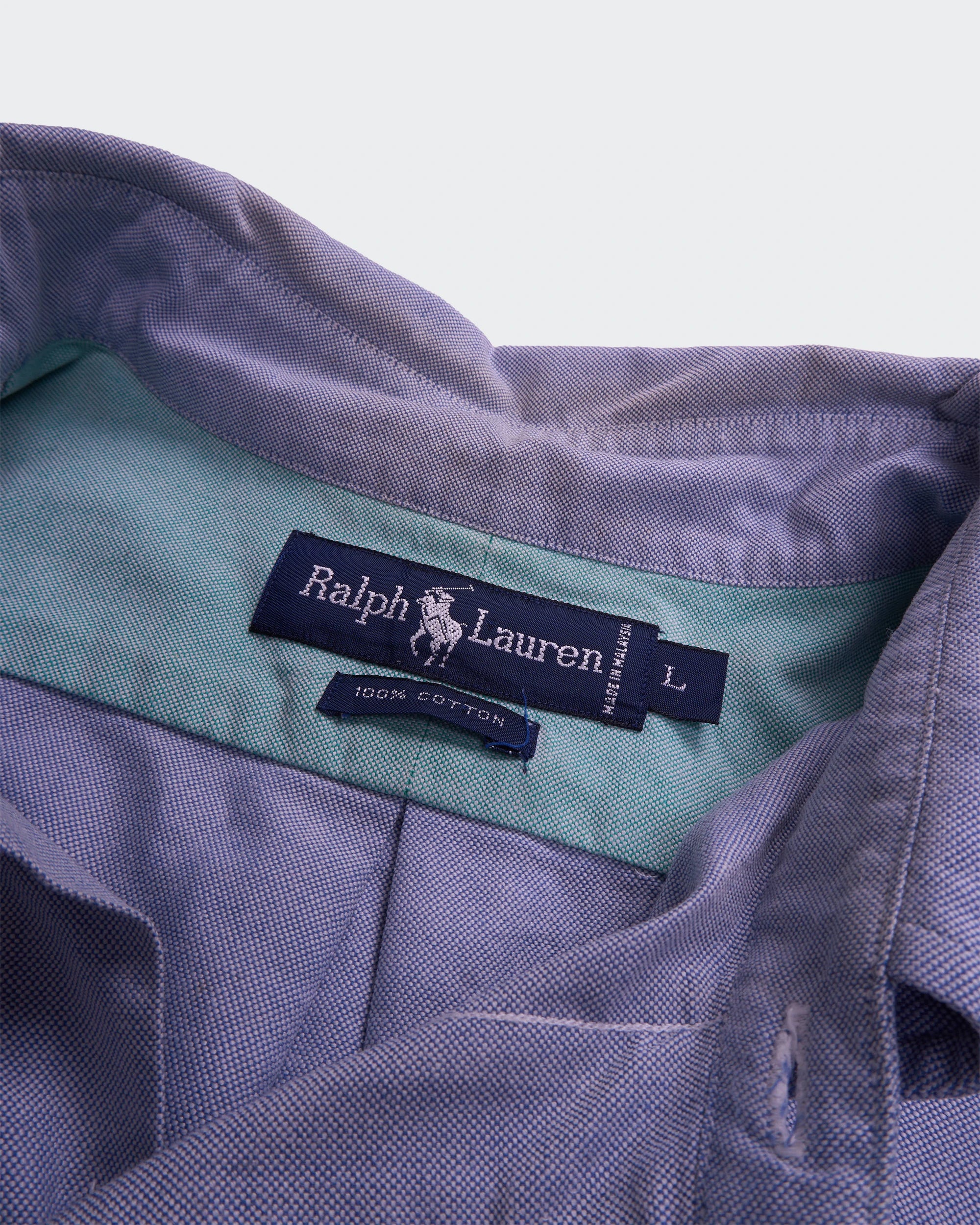 Ralph Lauren Blue Button-down Shirt - XL