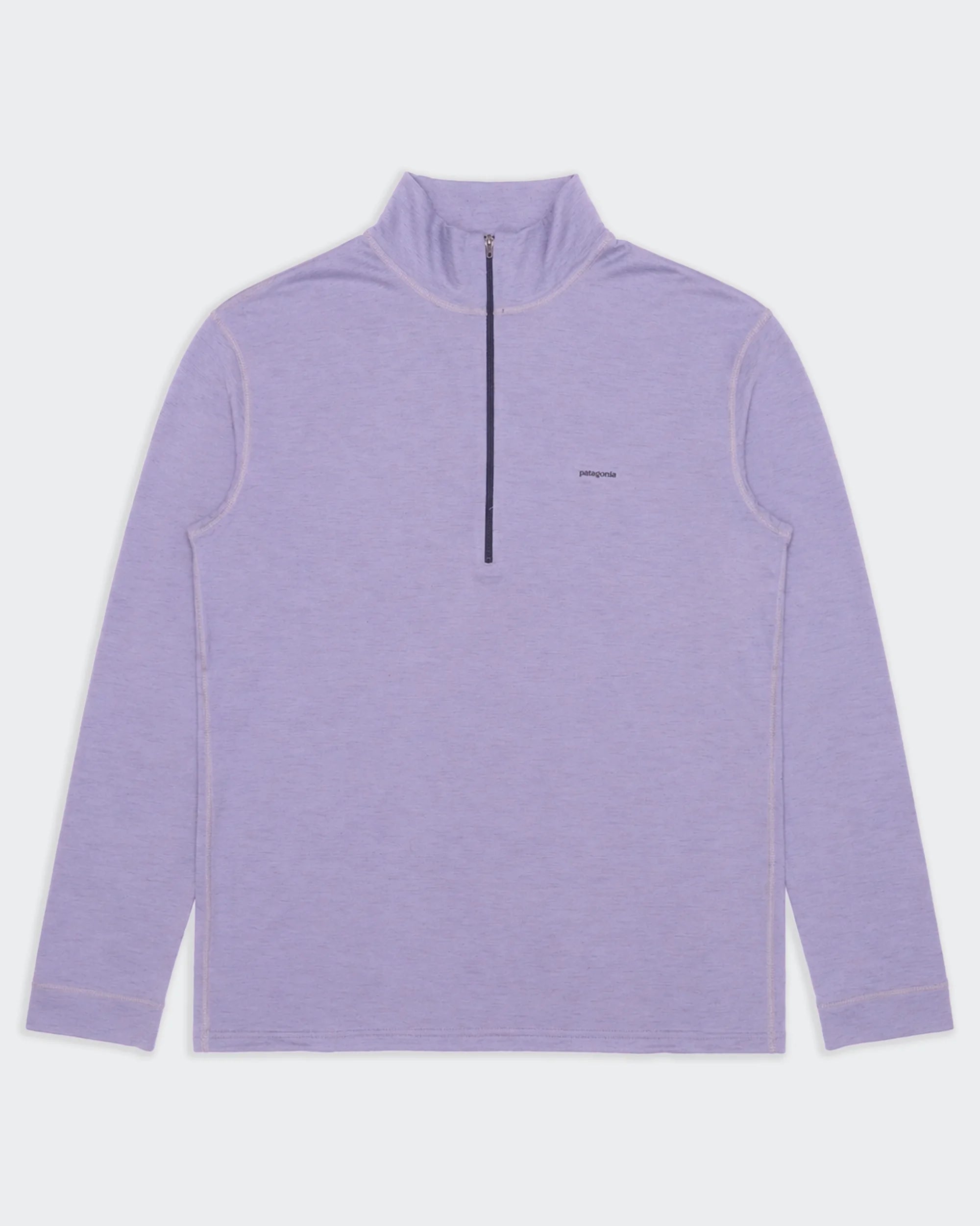 Patagonia Purple Quarter-zip Sweater - L