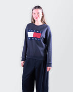 Tommy Hilfiger Navy Crewneck Jumper - S