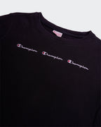 Champion Black Crewneck Jumper - S