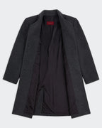 Burberry Grey Overcoat - M