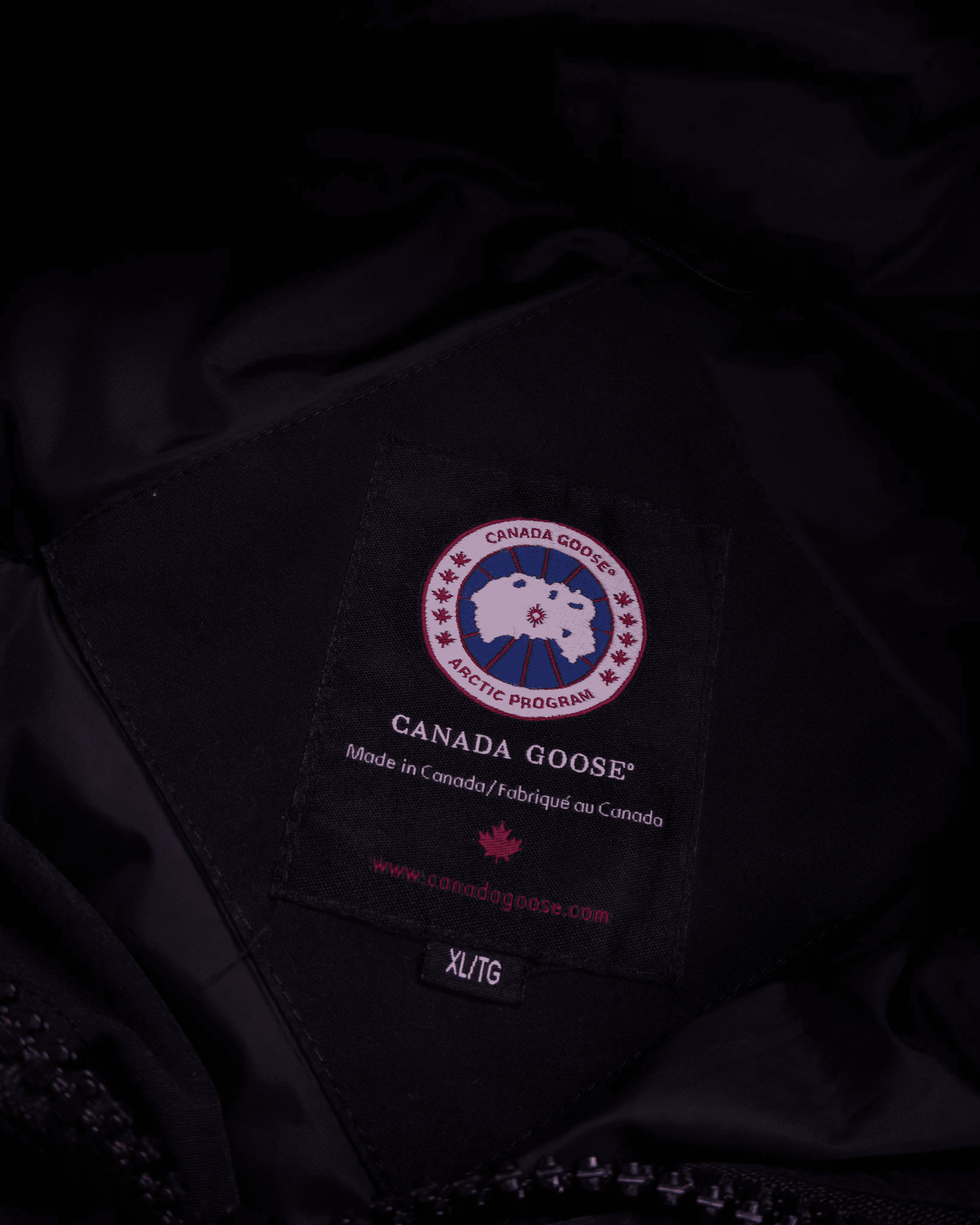 Canada Goose Black Parka Coat - M