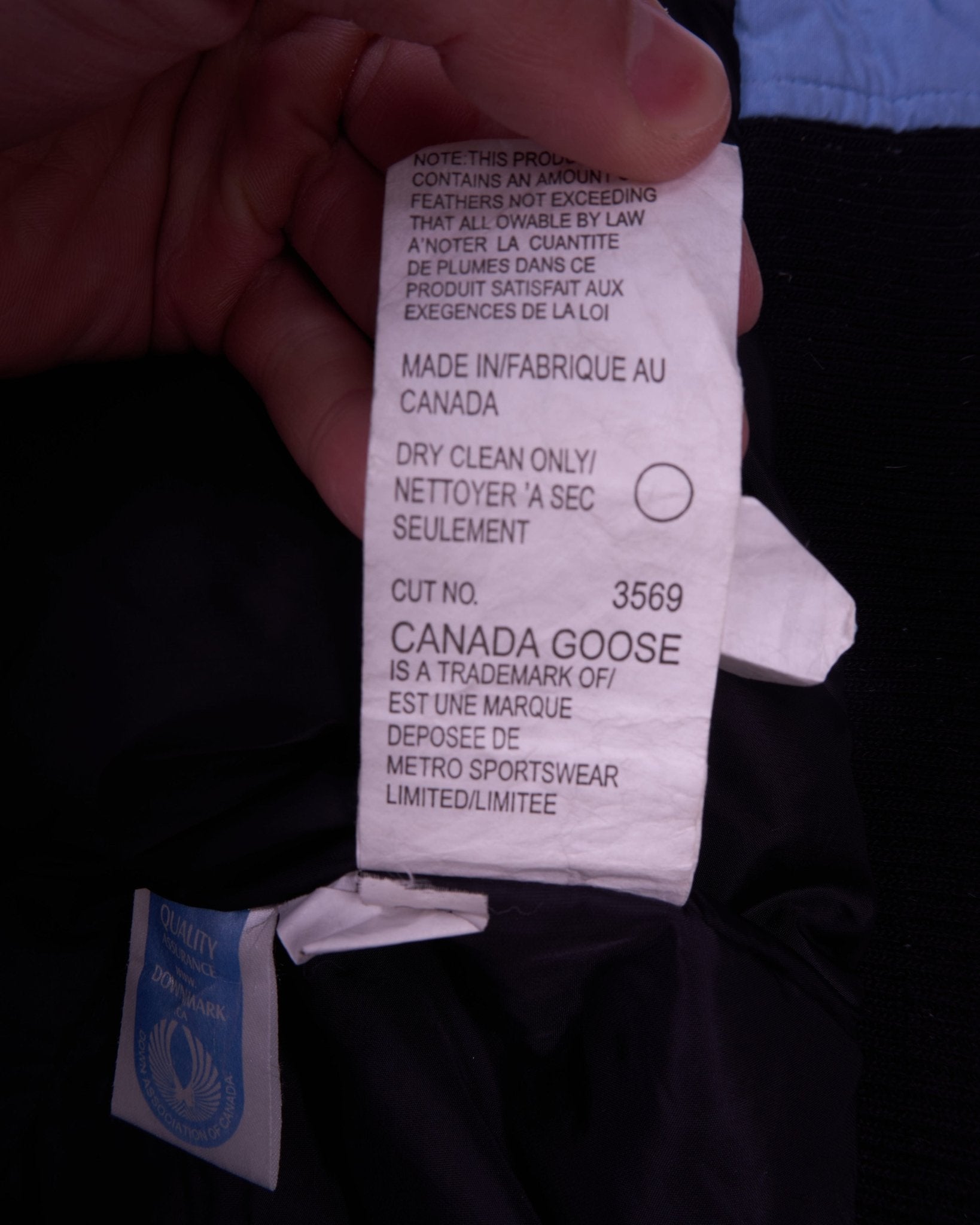 Canada Goose Blue Bomber Jacket - S