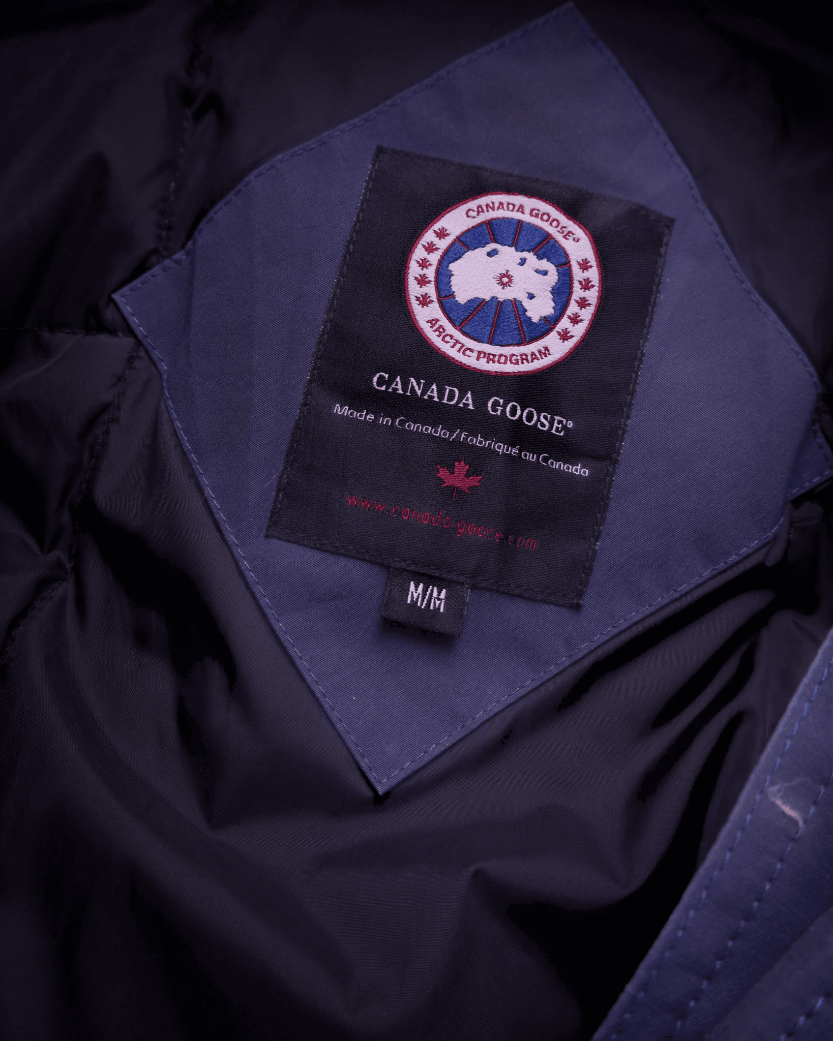 Canada Goose Blue Parka Coat - M