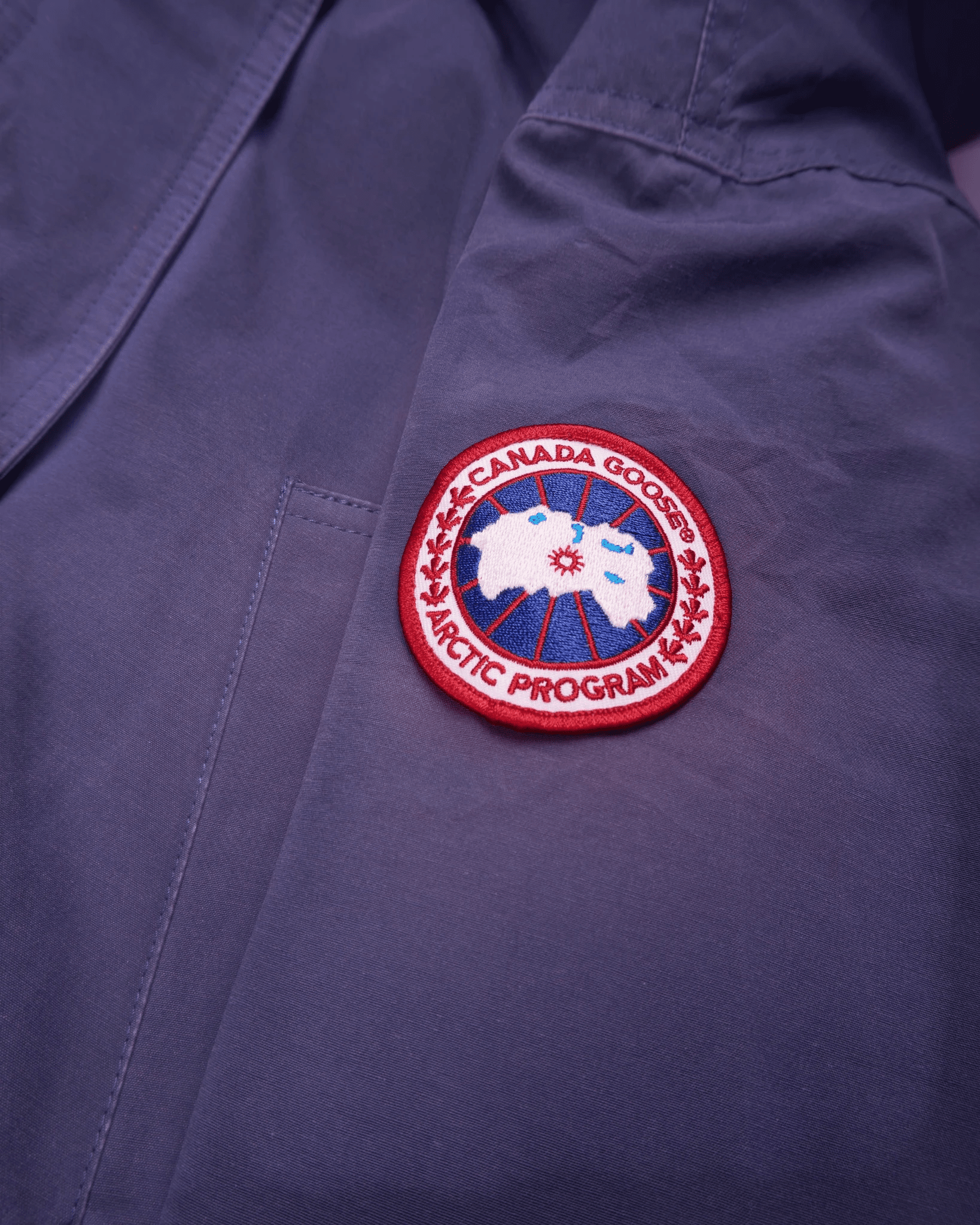 Canada Goose Blue Parka Coat - M