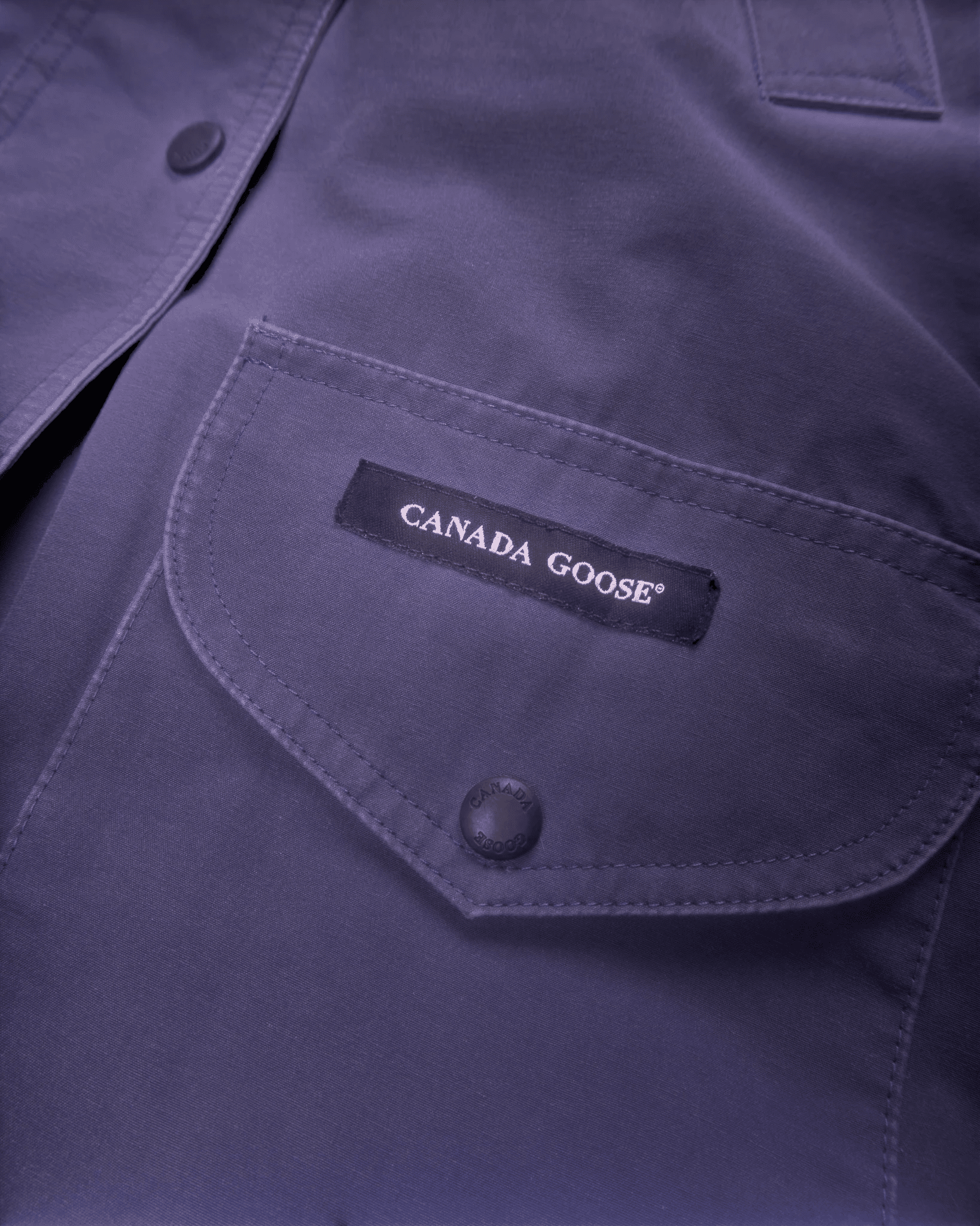 Canada Goose Blue Parka Coat - M