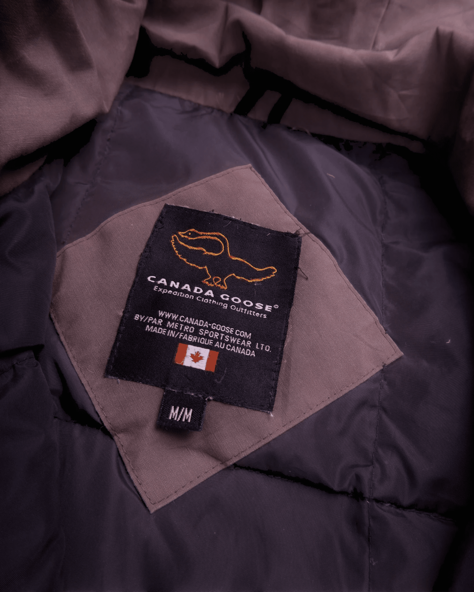 Canada Goose Brown Parka Coat - M