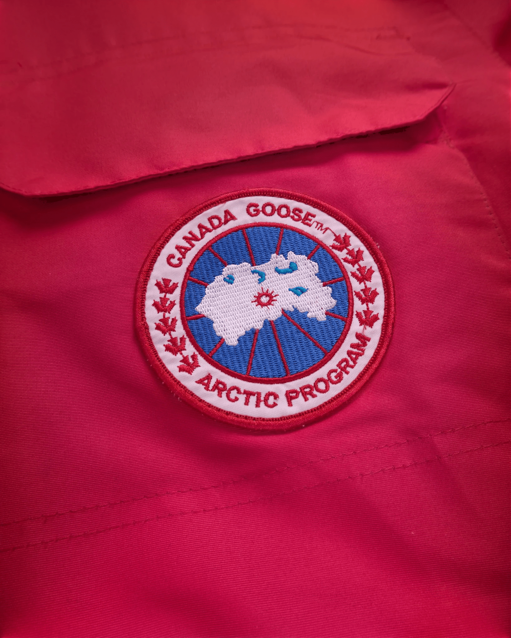 Canada Goose Red Parka Coat - S