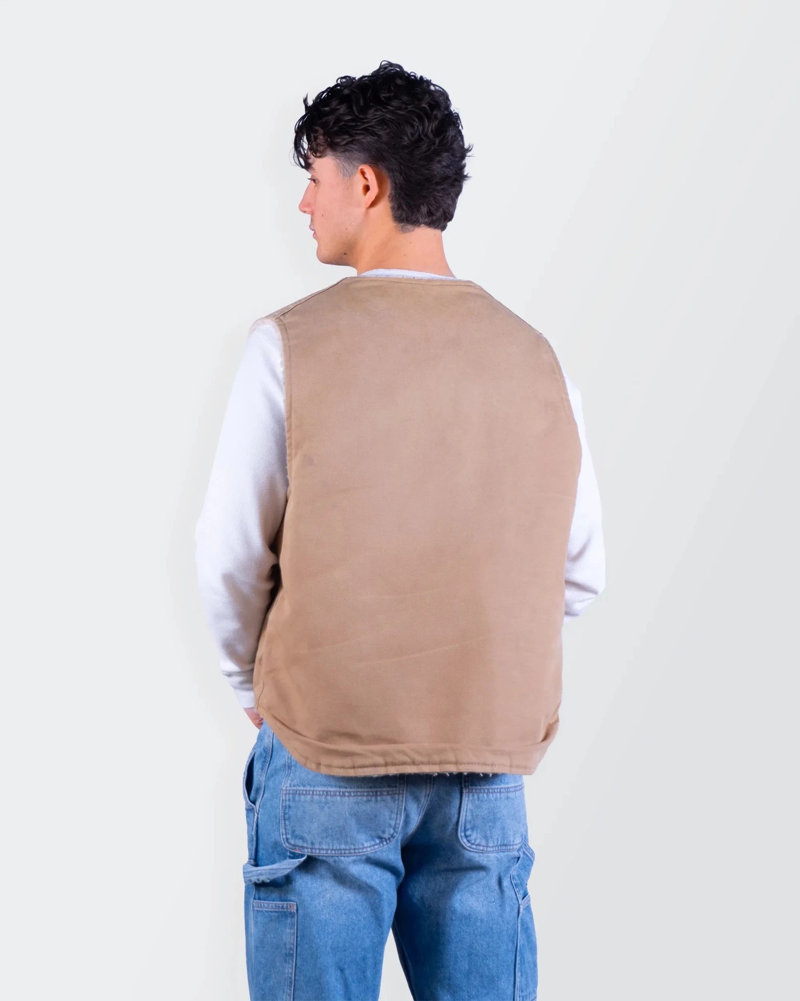 Carhartt 1980's Brown Canvas Vest L