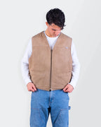 Carhartt 1980's Brown Canvas Vest L