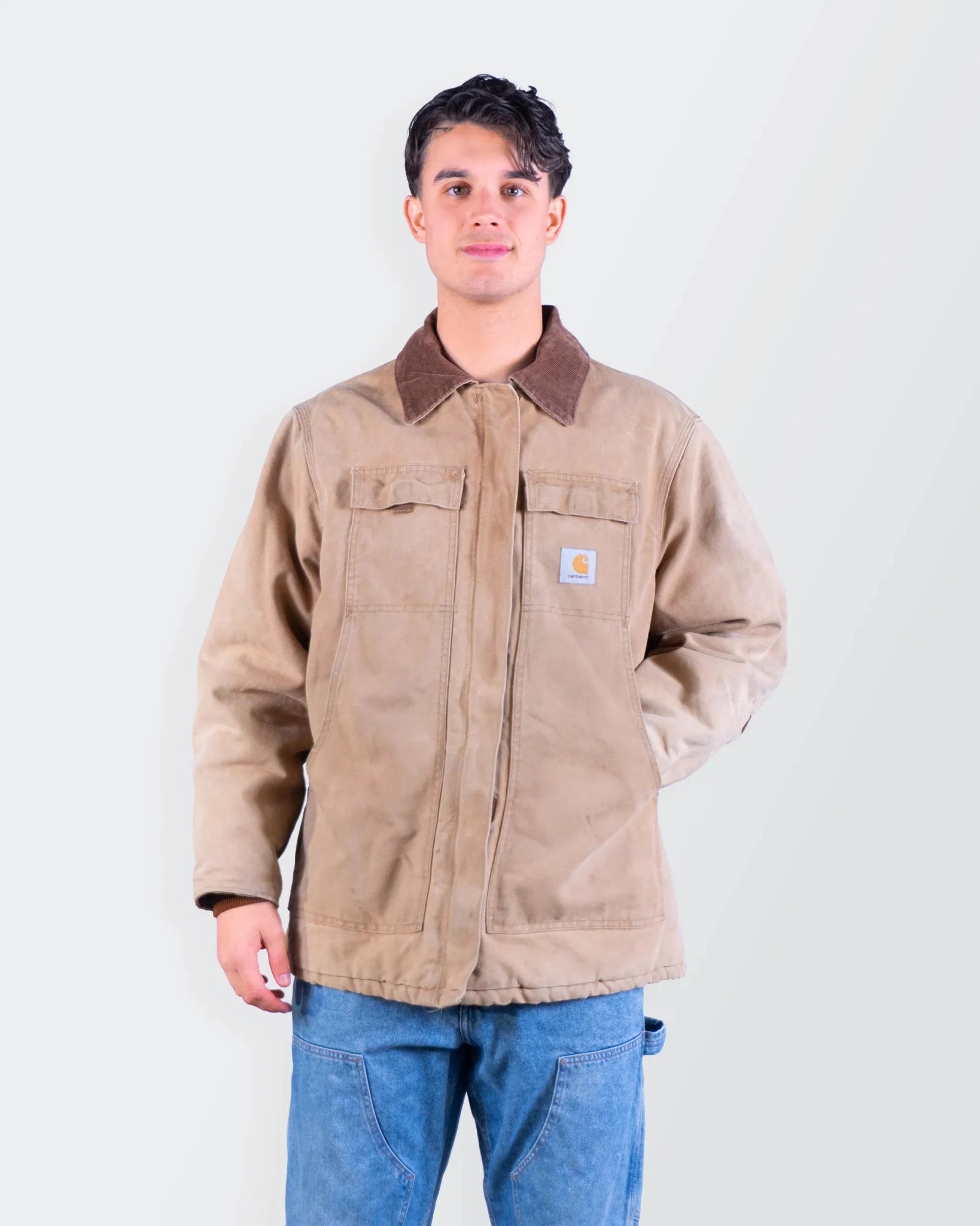 Carhartt 1990's Beige Berwick Jacket - L