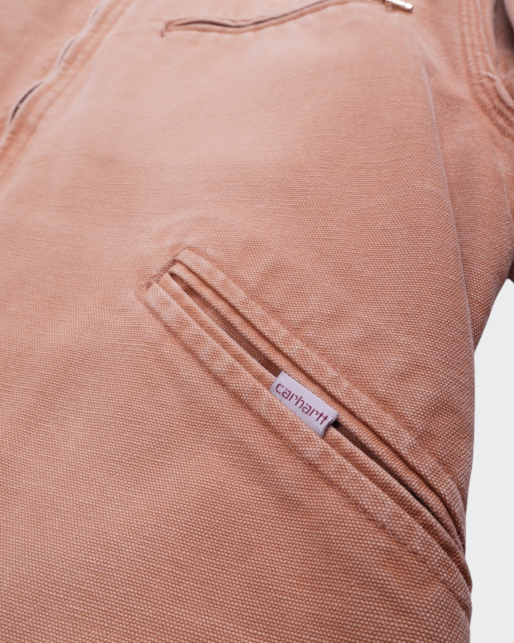 Carhartt 1990's Beige Canvas Detroit Jacket - S