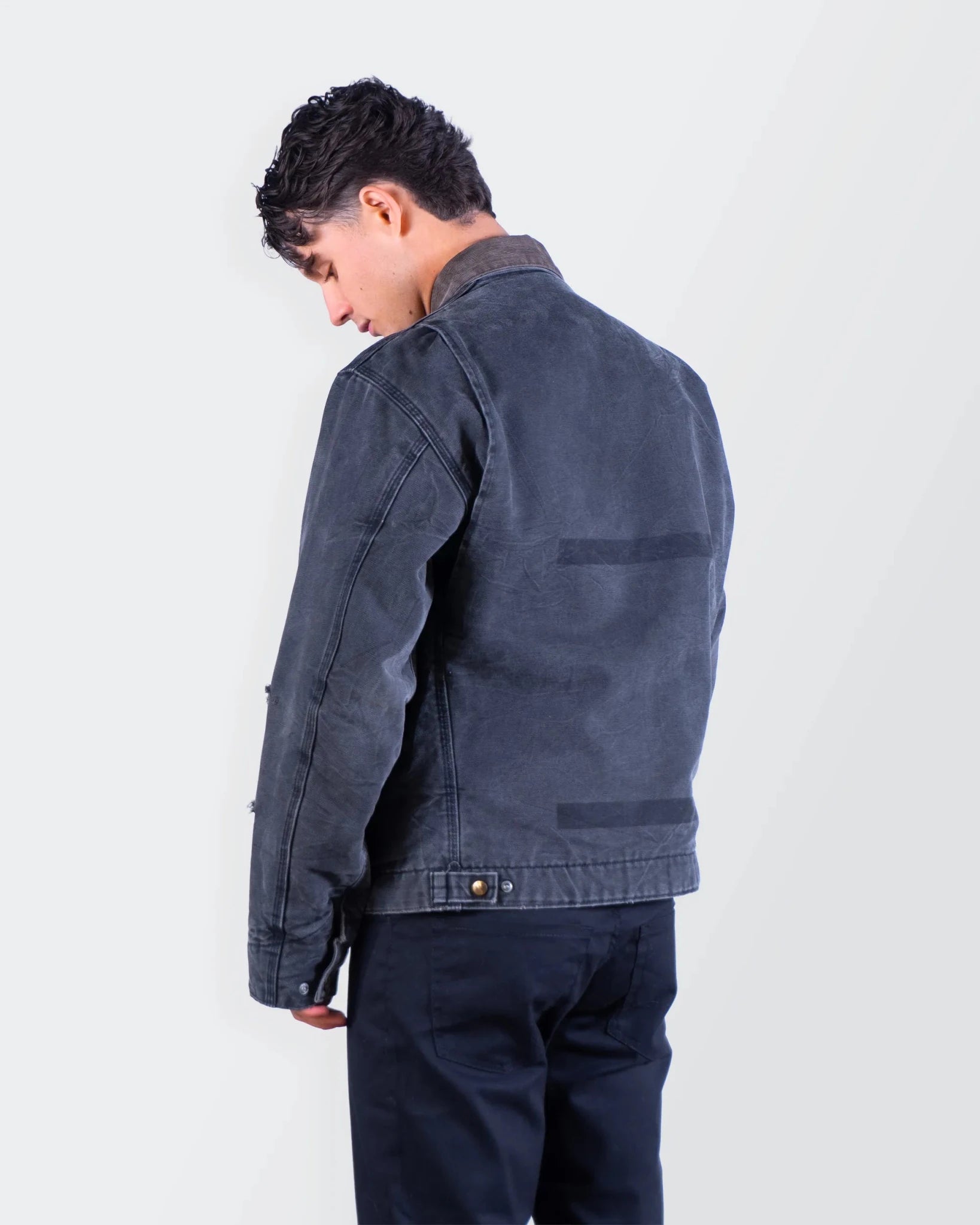 Carhartt 1990's Black Canvas Detroit Jacket - M