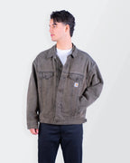 Carhartt 1990's Brown Trucker Detroit Jacket - L