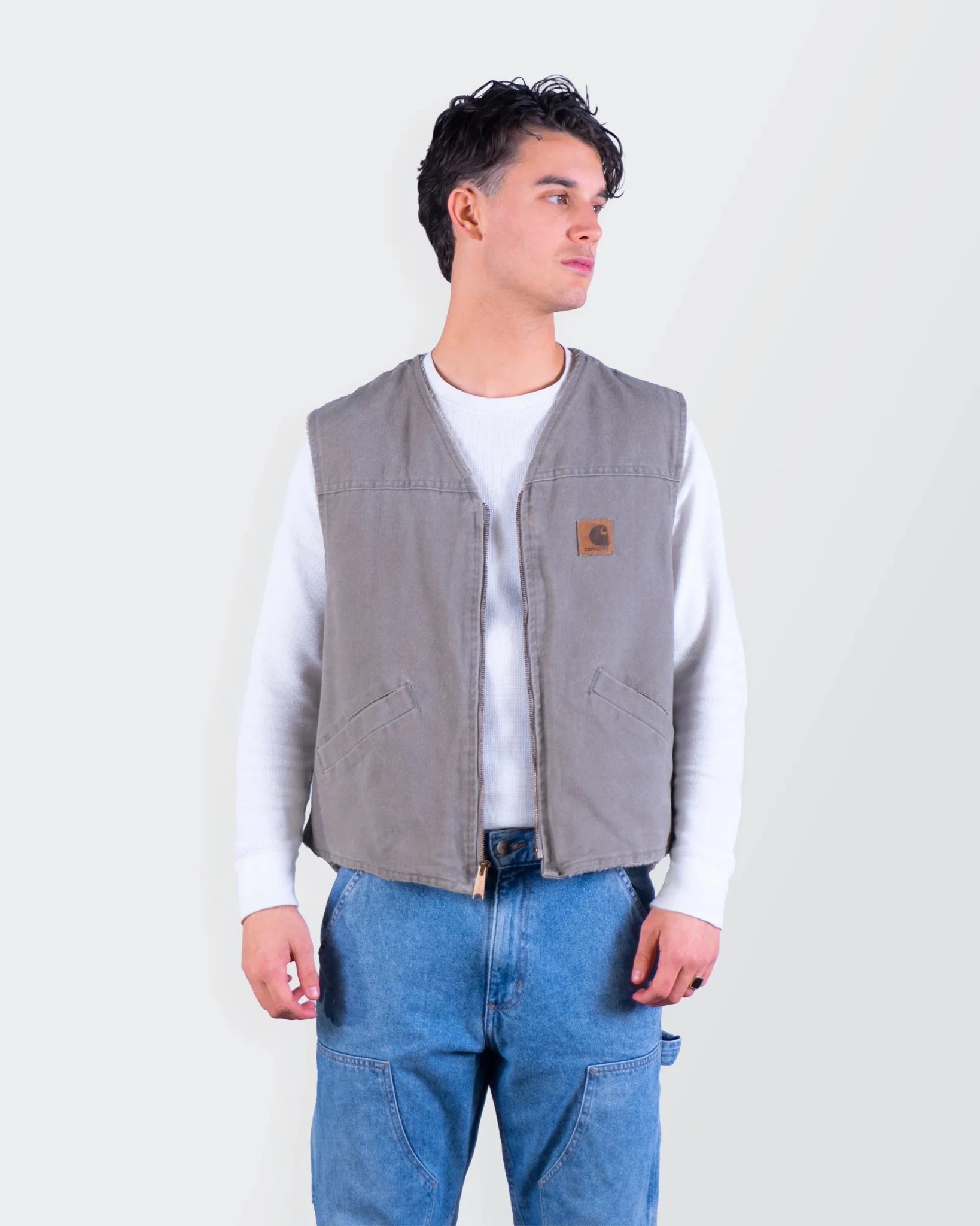 Carhartt 1990's Grey Vest - S