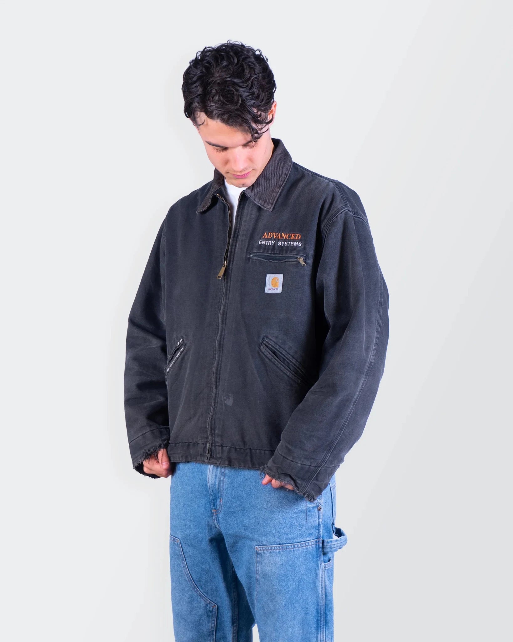 Carhartt 2000's Black Detroit Jacket - M