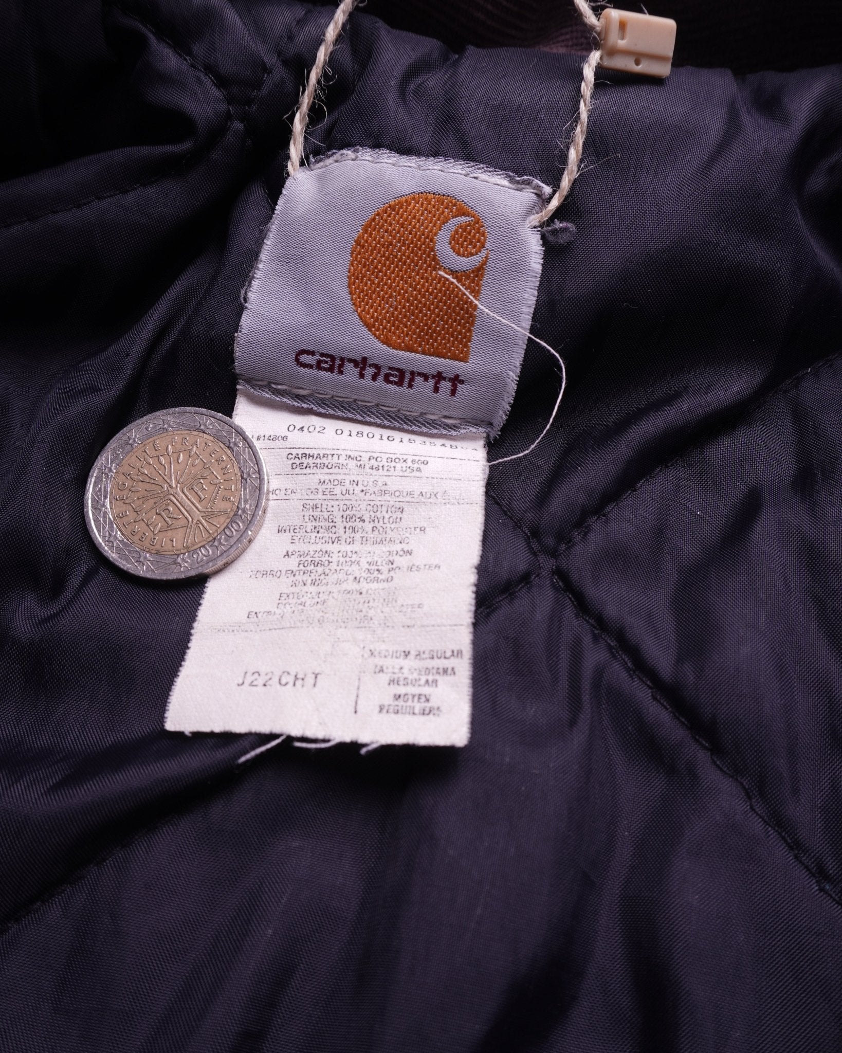 Carhartt 2000's Grey Arctic Jacket - S
