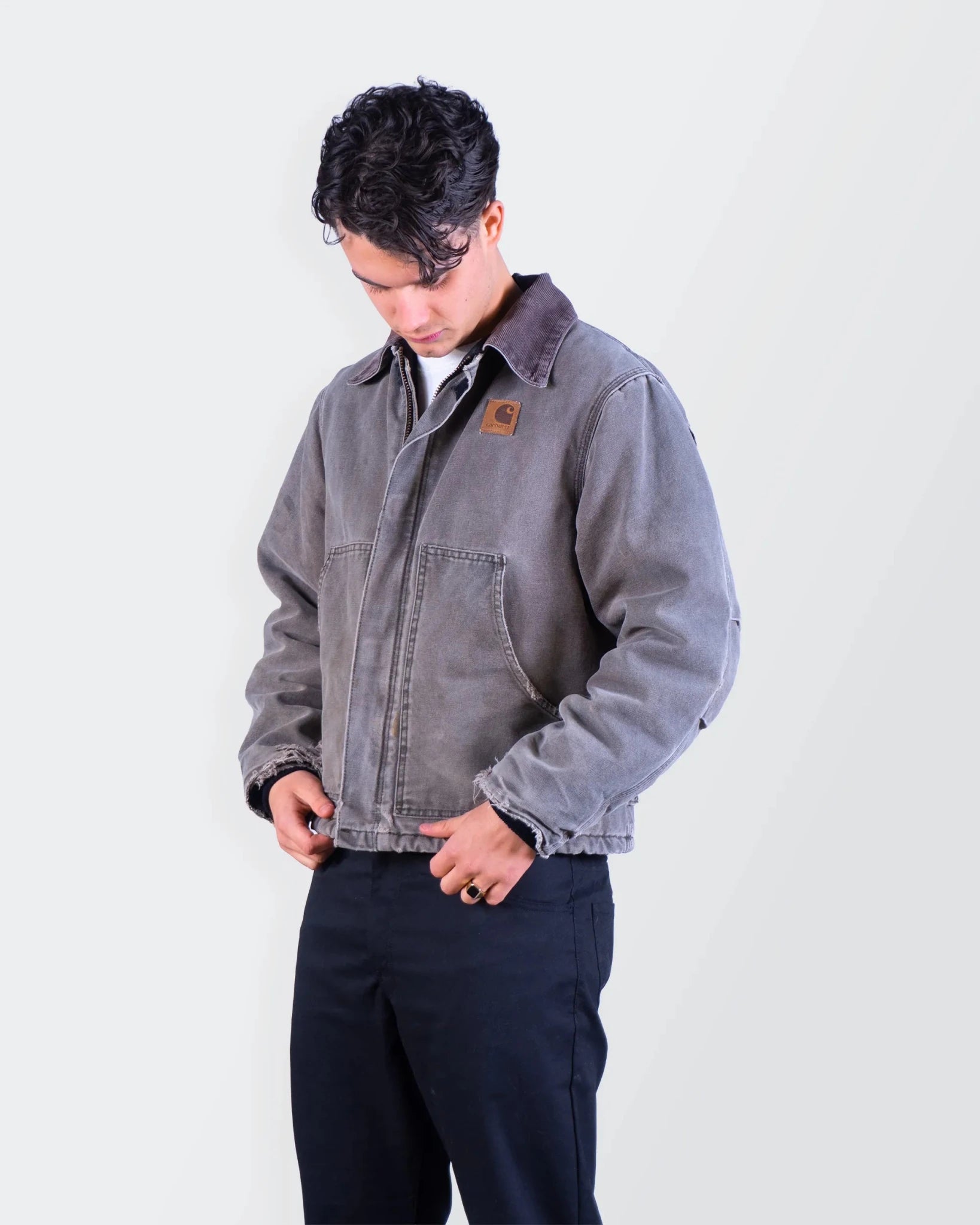 Carhartt 2000's Grey Arctic Jacket - S