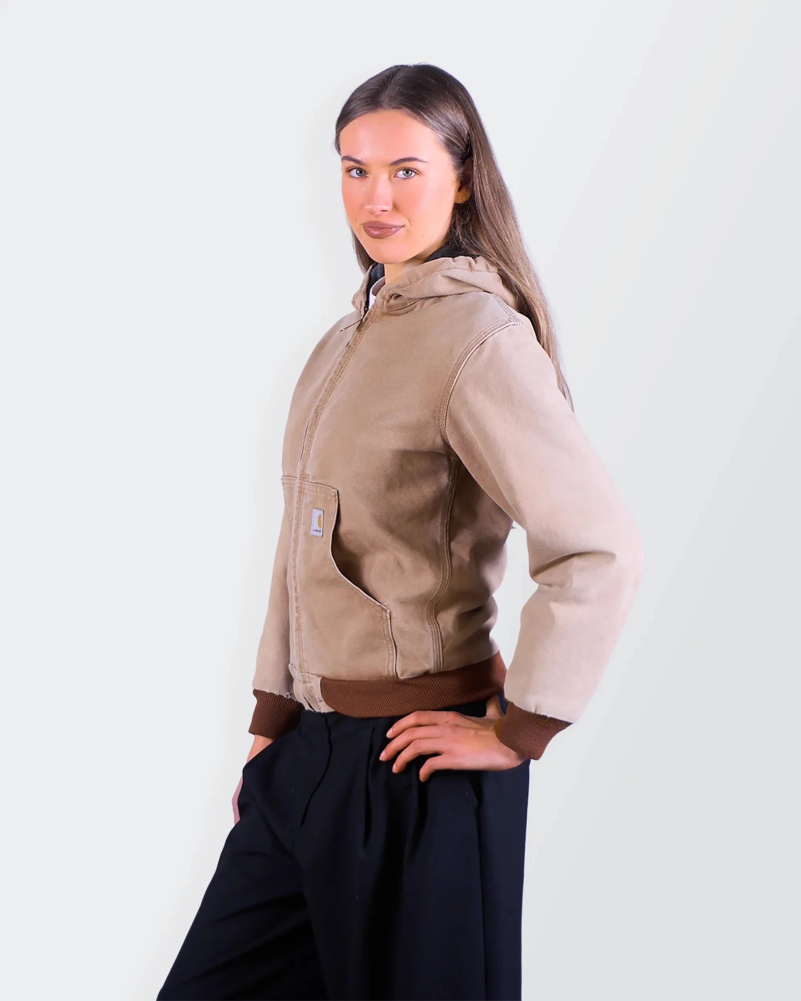 Carhartt Beige Active Canvas Jacket - XS