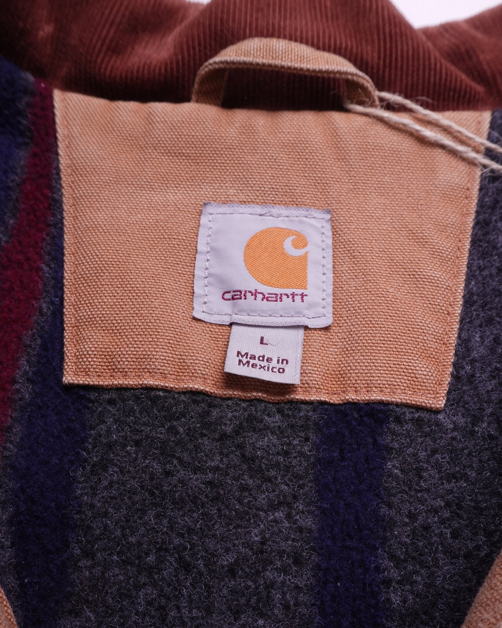 Carhartt Beige Canvas Jacket - L