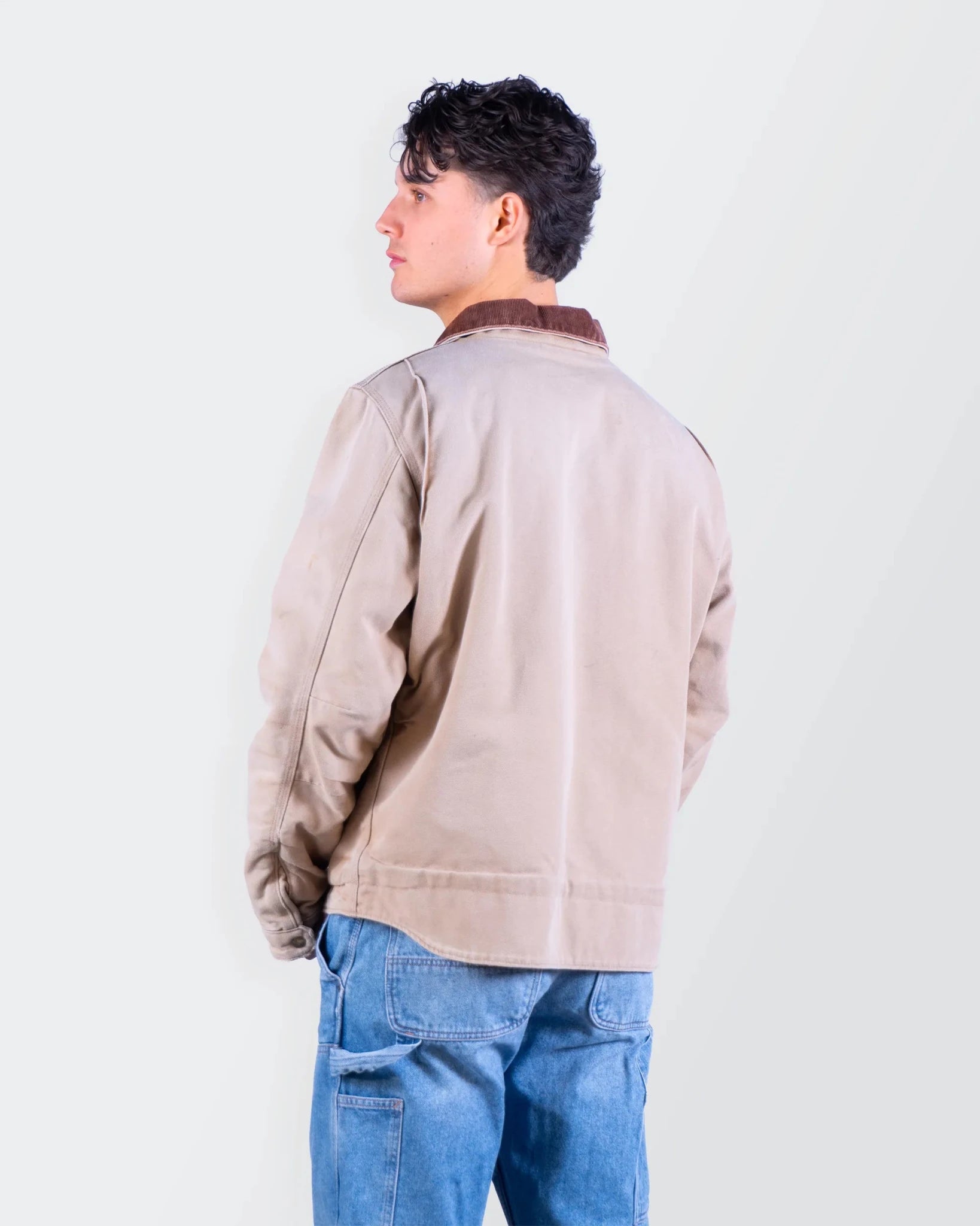 Carhartt Beige Canvas Jacket - L