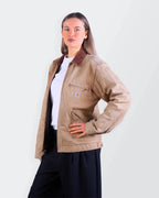Carhartt Beige Detroit Canvas Jacket - M