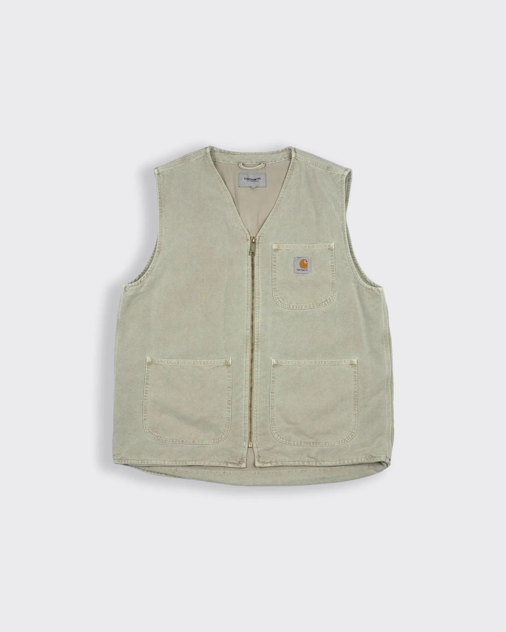 Carhartt Beige Vest M Cotton