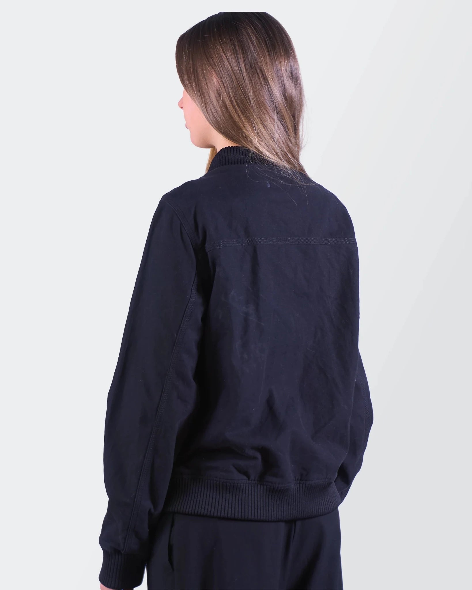 Carhartt Black Canvas Bomber Jacket - M