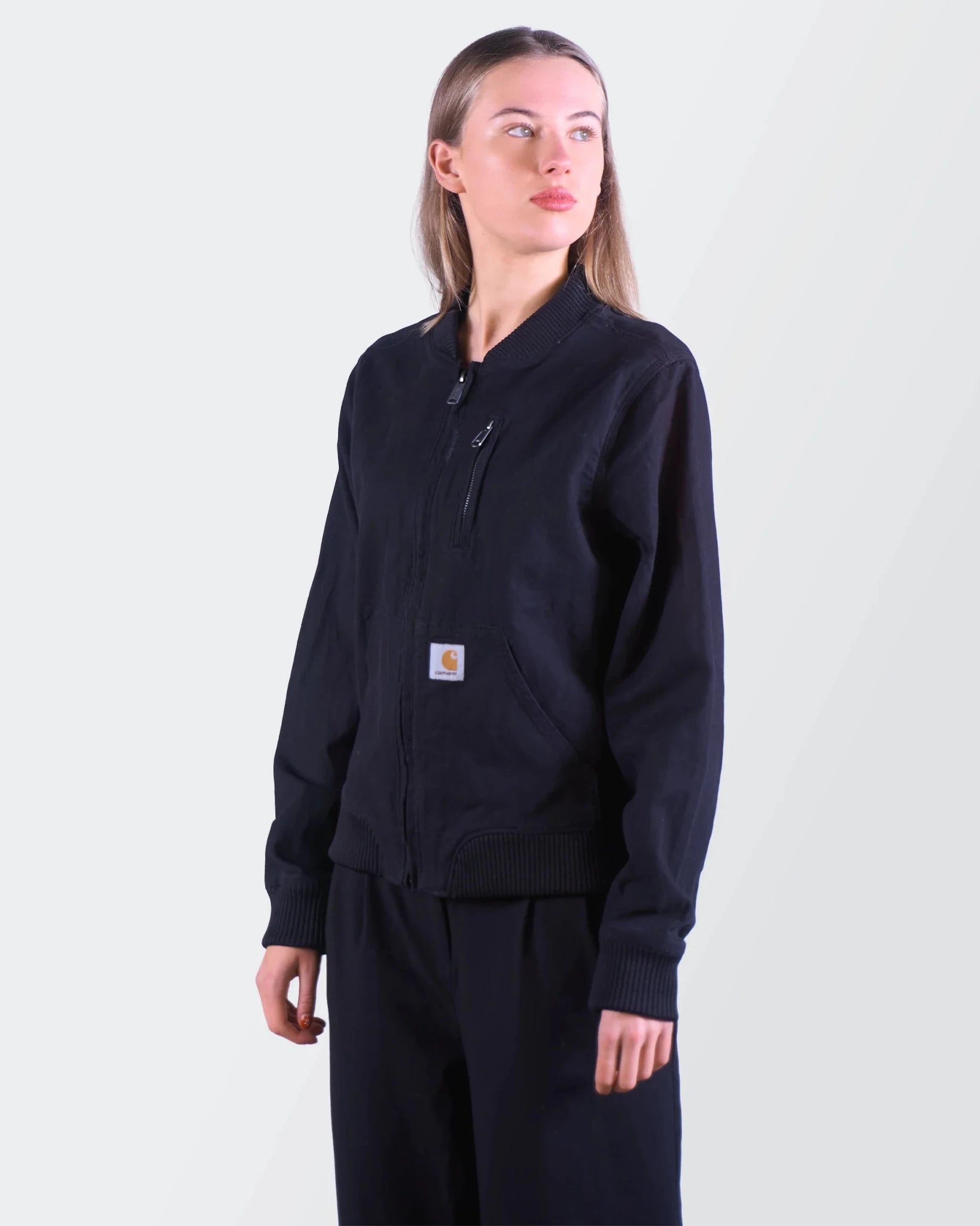 Carhartt Black Cotton Bomber Jacket - M