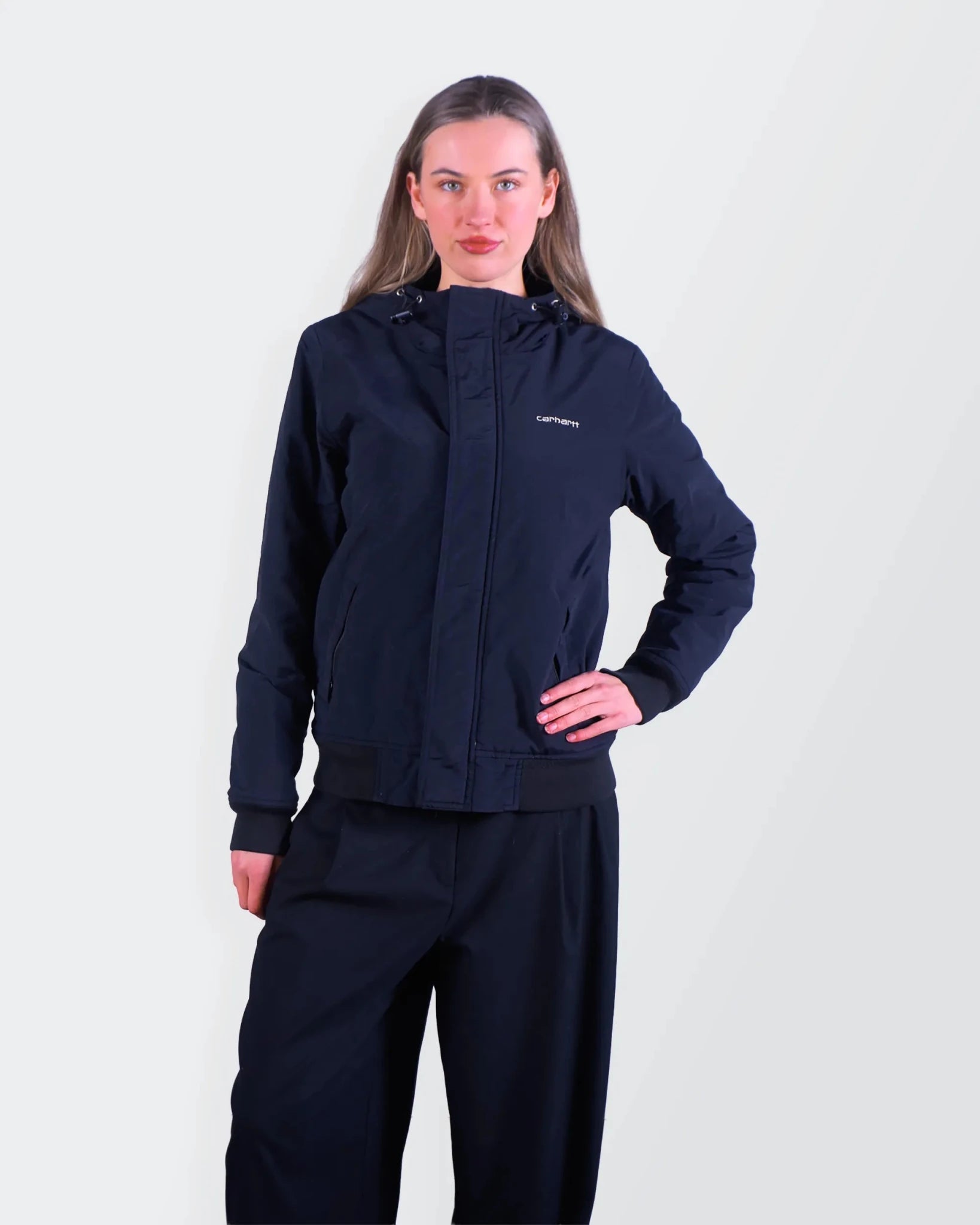 Carhartt Black Hooded Jacket - S