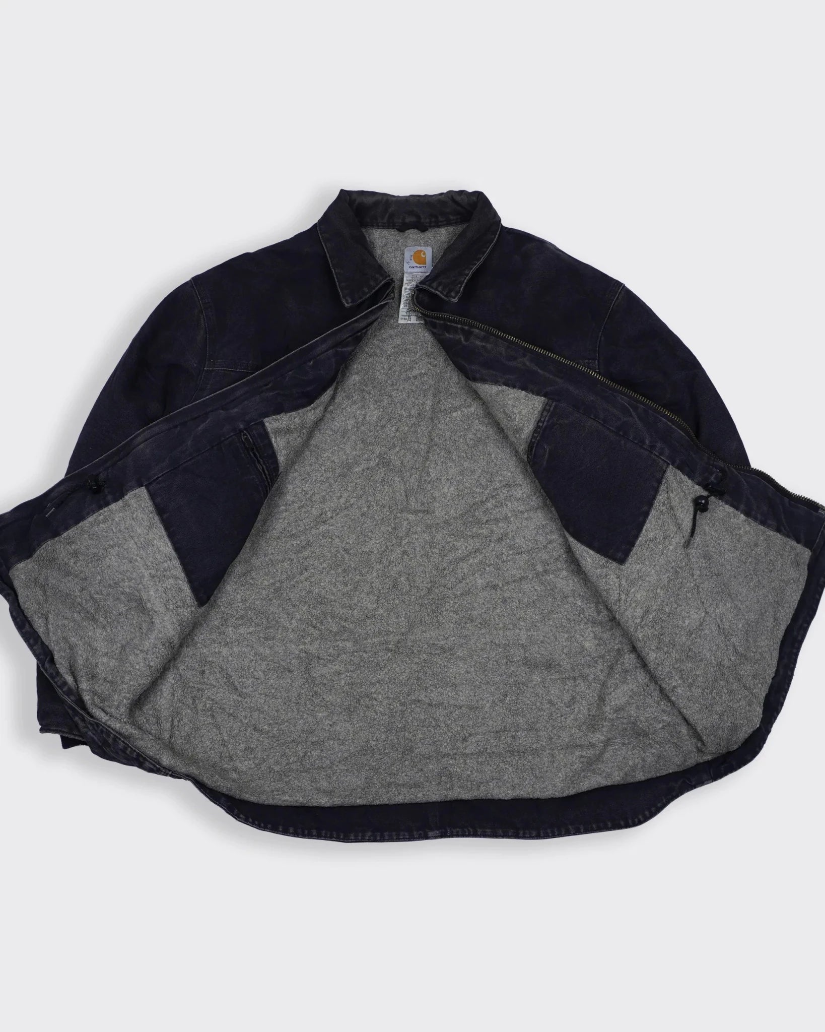 Carhartt Black Ridge Coat XL Canvas, Flannel
