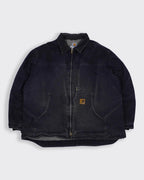Carhartt Black Ridge Coat XL Canvas, Flannel