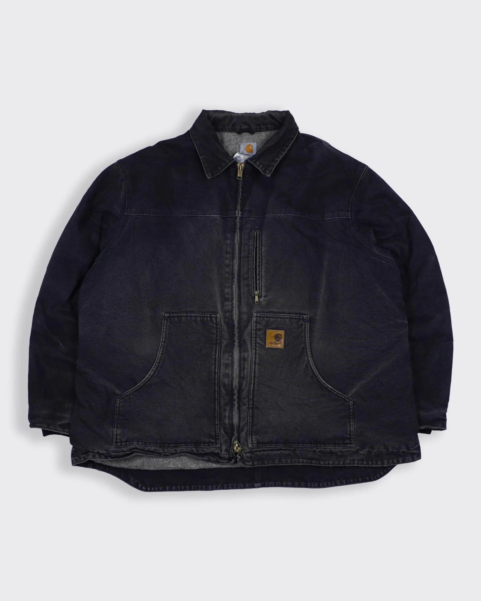 Carhartt Black Ridge Coat XL Canvas, Flannel