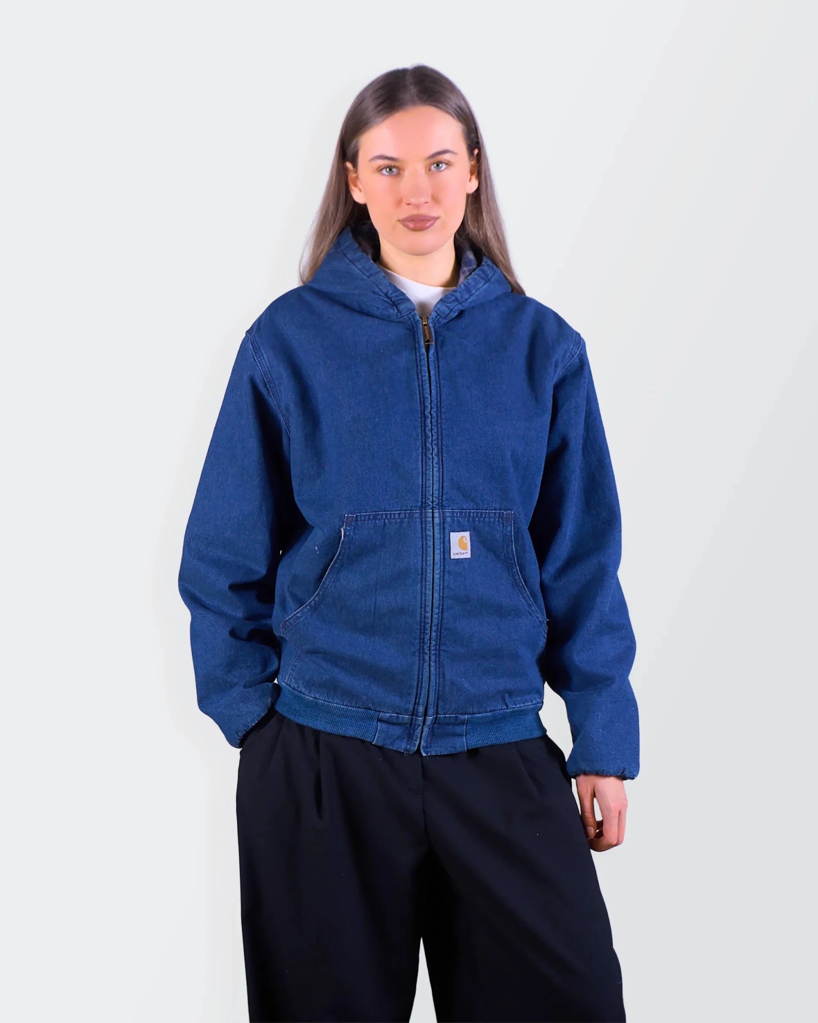 Carhartt Blue Active Denim Jacket - M