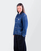 Carhartt Blue Denim Chore Coat S