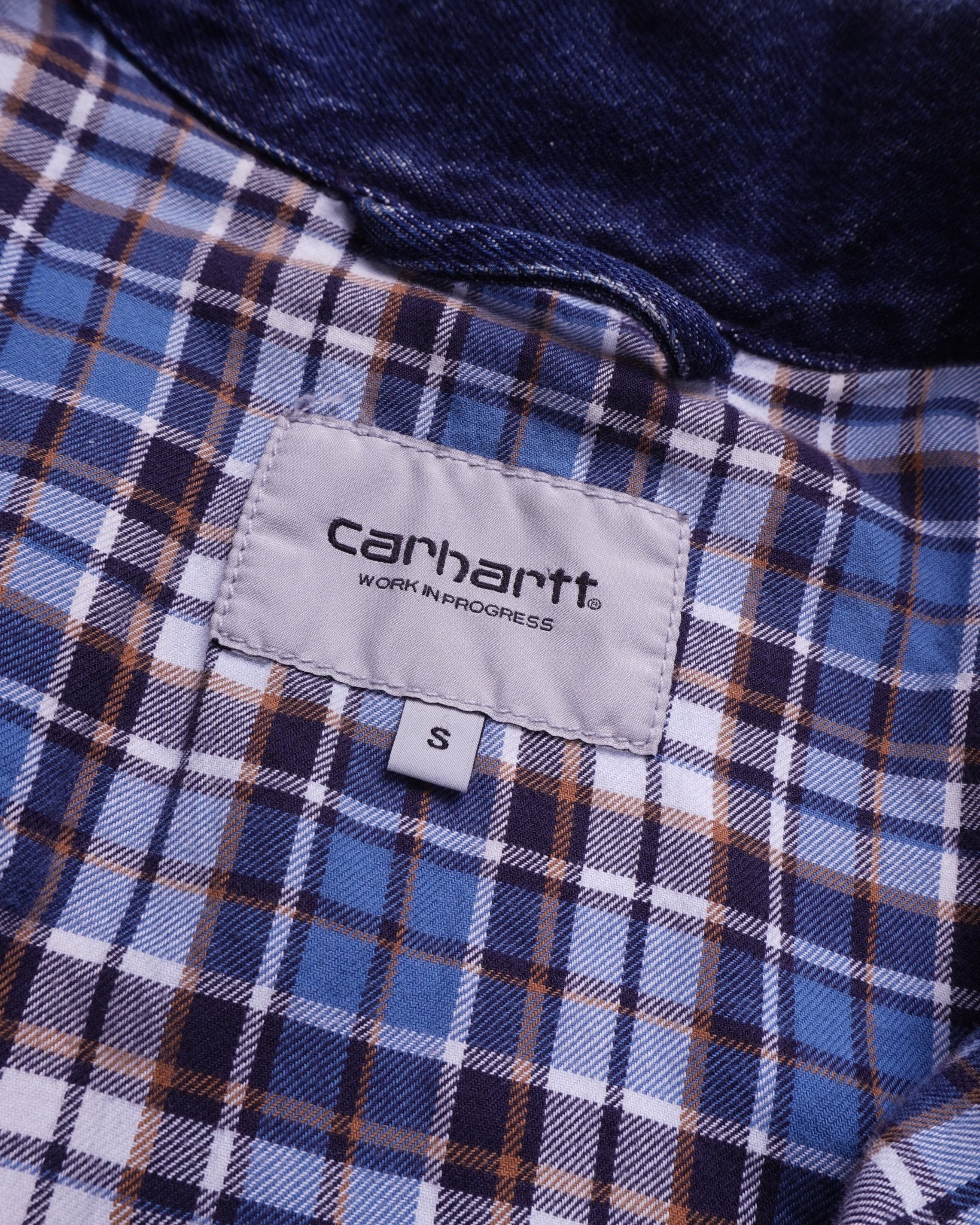 Carhartt Blue Denim Detroit Jacket - M